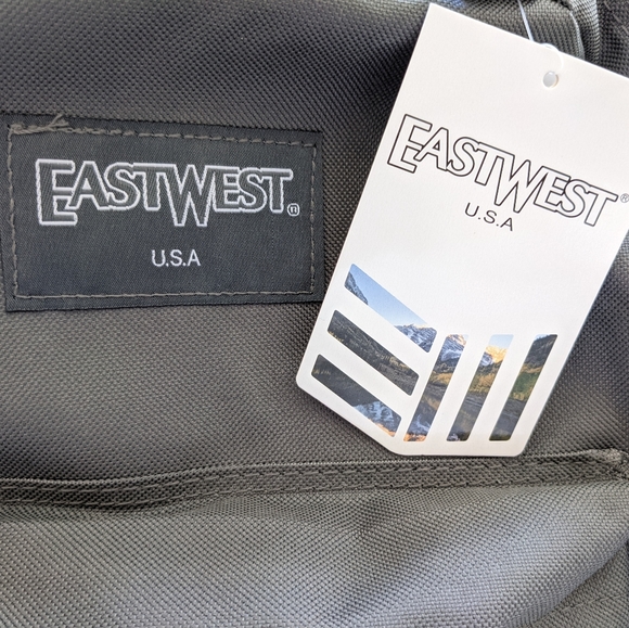 NWT East West Bookbag Charcoal Gray - Picture 4 of 7